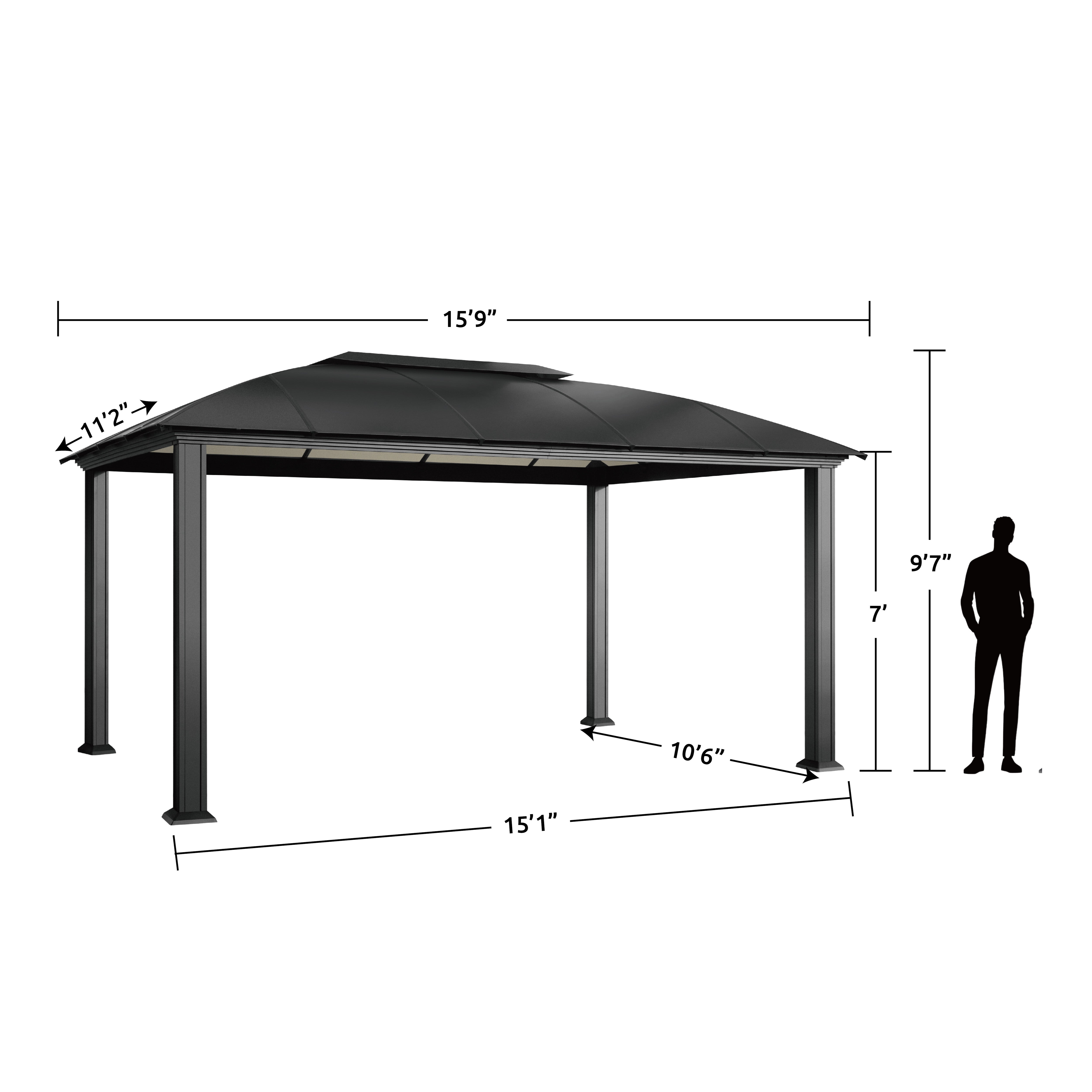 Cambridge Hard Top Gazebo