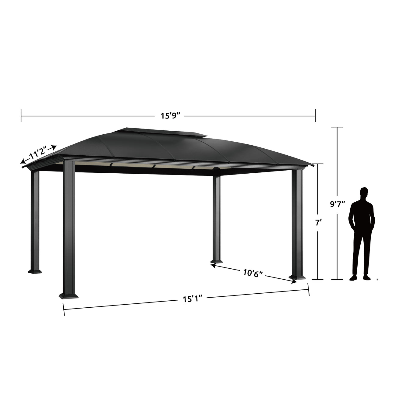 Cambridge Hard Top Gazebo