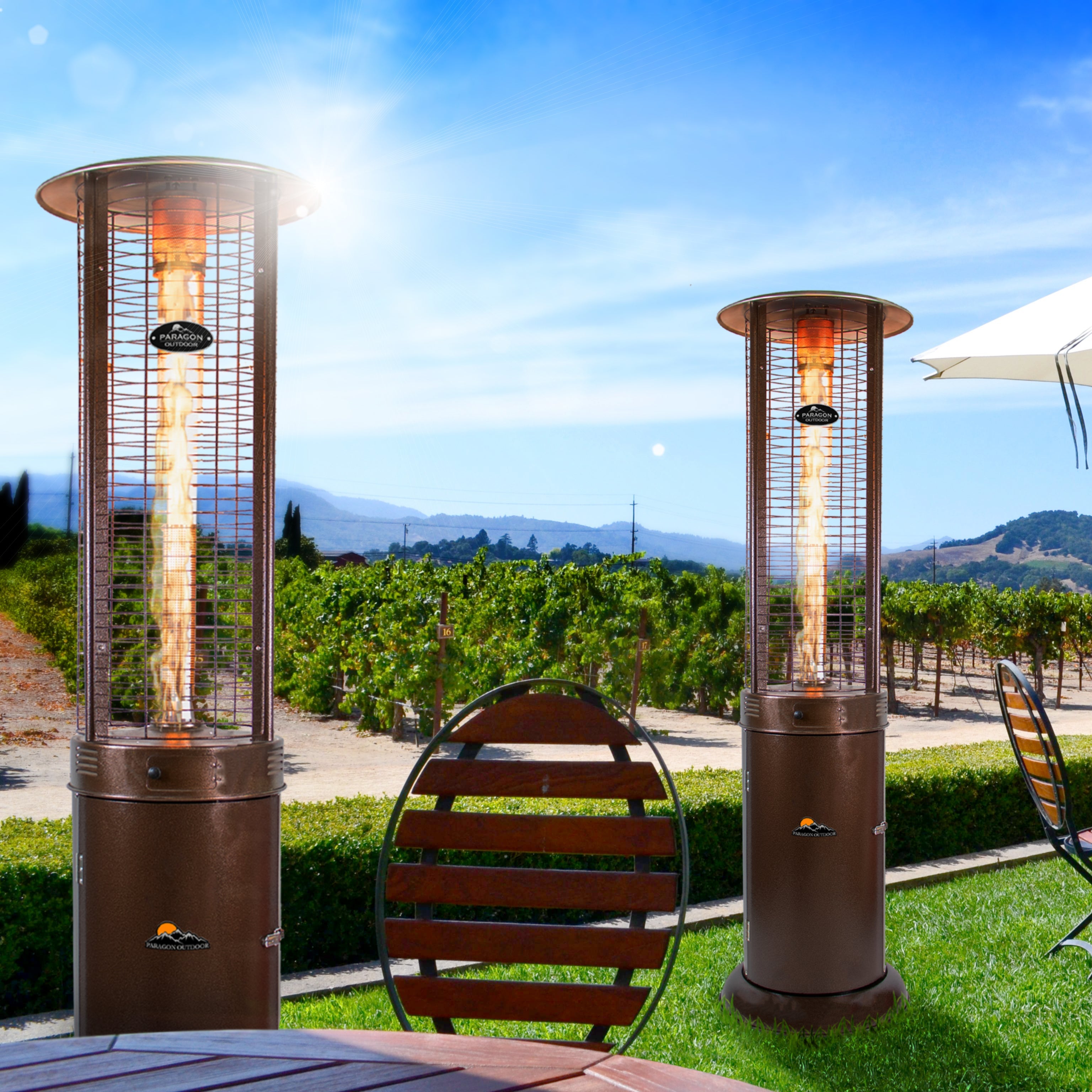 32,000 BTU Vulcan Round Tower Heater
